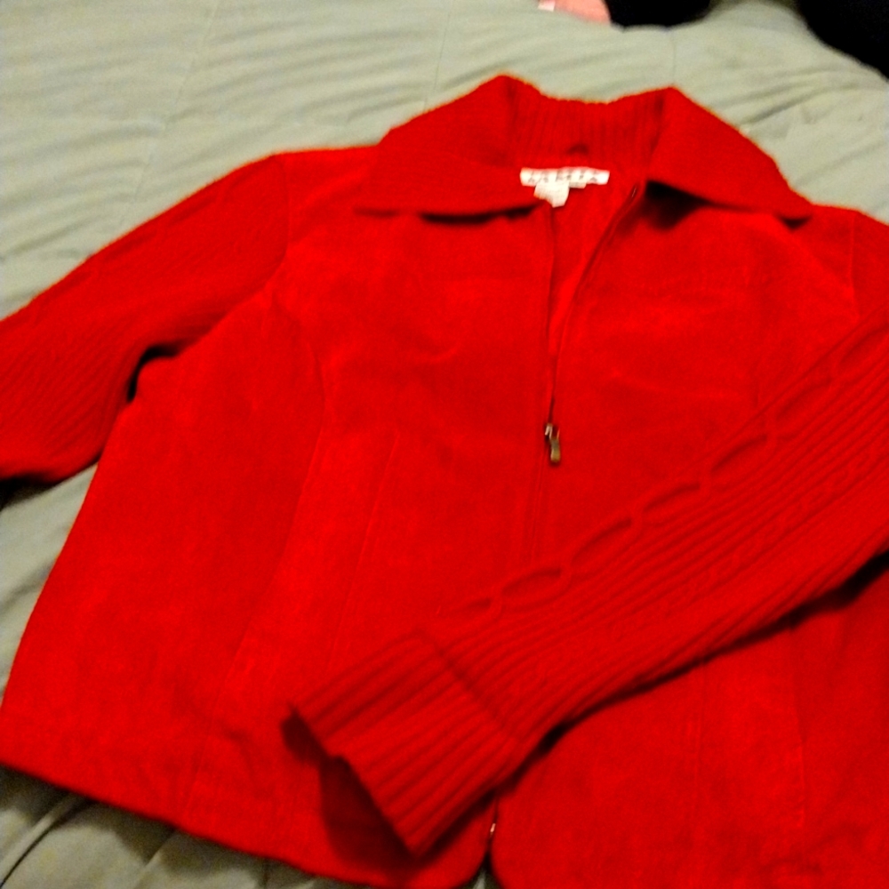 Large ladies A M.I  suede jacket